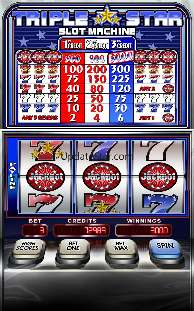Free Triple Star Slot Machine 1.6