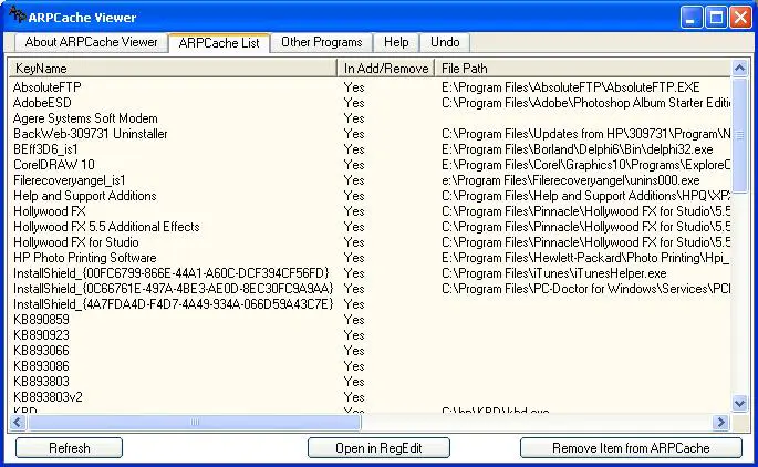 ARPCache Viewer 1.1.2