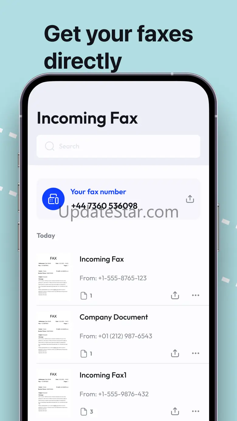 Fax Scan: Online Send Document 1.1.1