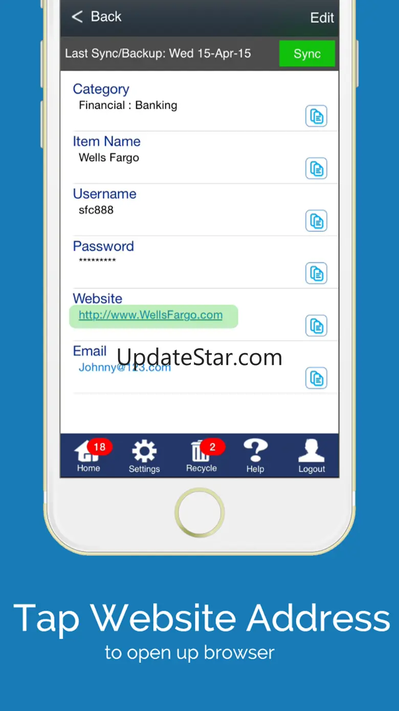 aMemoryJog FREE Password Vault & Sensitive Passcodes Login Form Autofill Tool 1.12