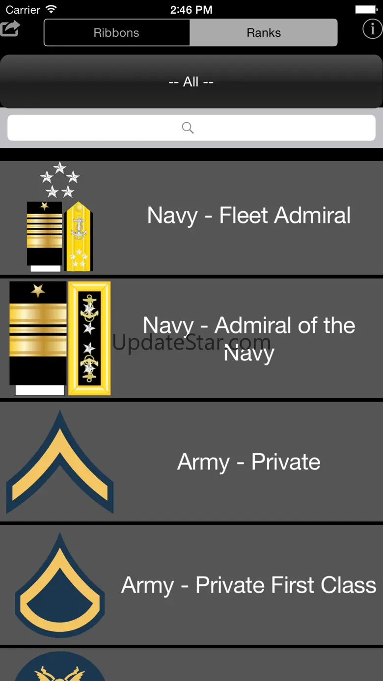Ribbons & Ranks Database 1.4