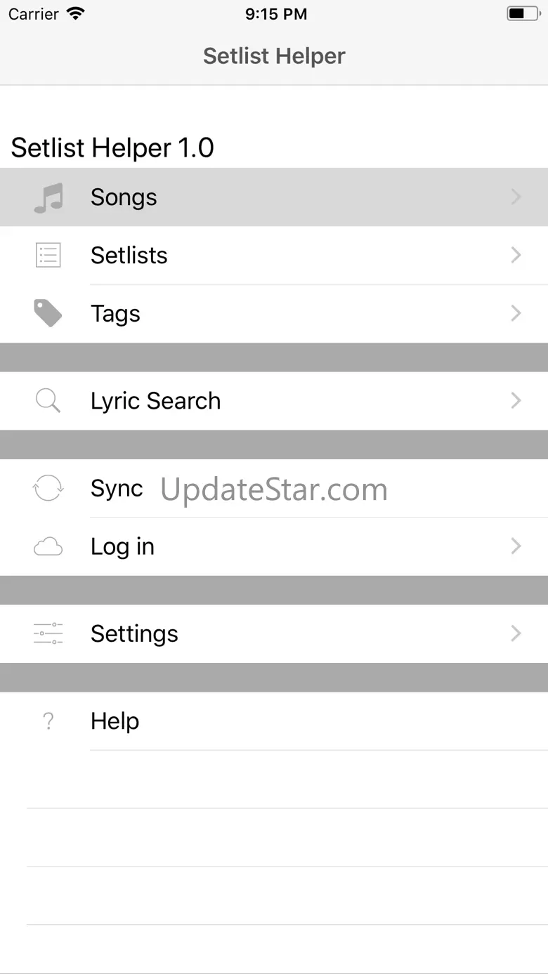 Setlist Helper 2.5.1