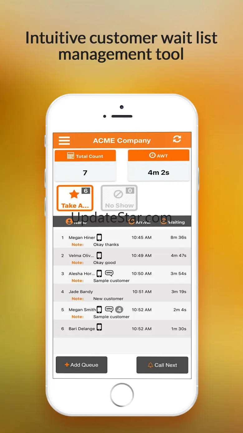 QueuePad for Customer Waitlist 3.085