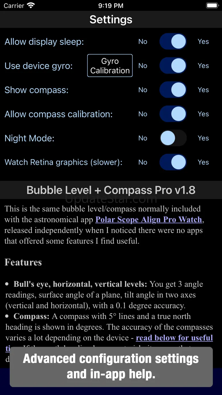 Bubble Level + Compass Pro 1.9