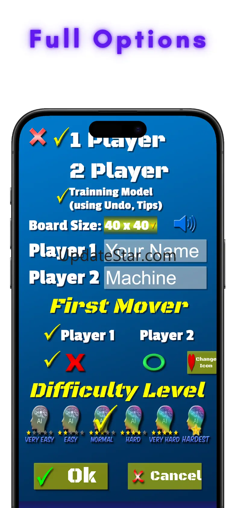 Tic Tac Toe AI - 5 in a row 4.4.0.8