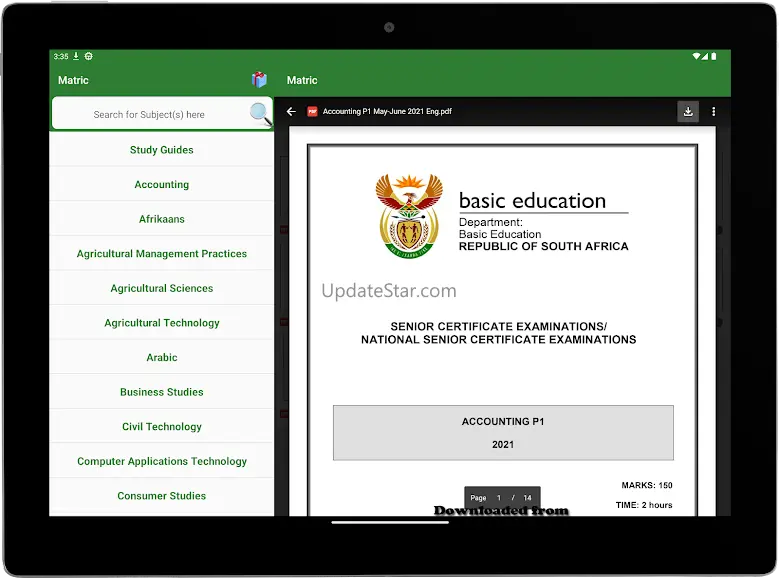 Matric Exam Papers | Grade 12 2.80