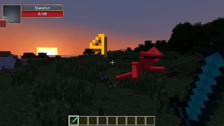 Damage Indicator Mod Minecraft 1.15