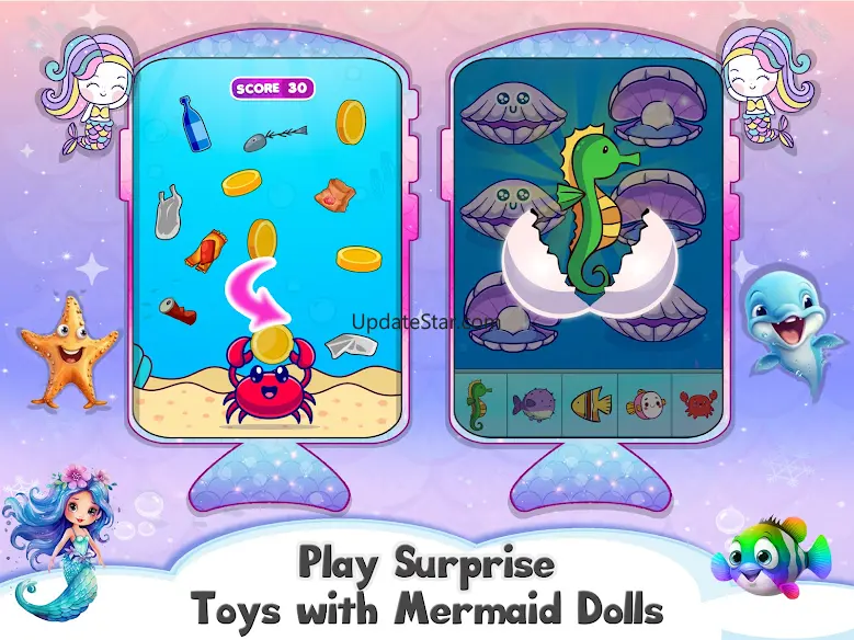 Baby Mermaid Phone Girl Games