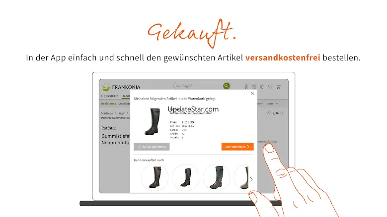 Frankonia - Online-Shop 4.0