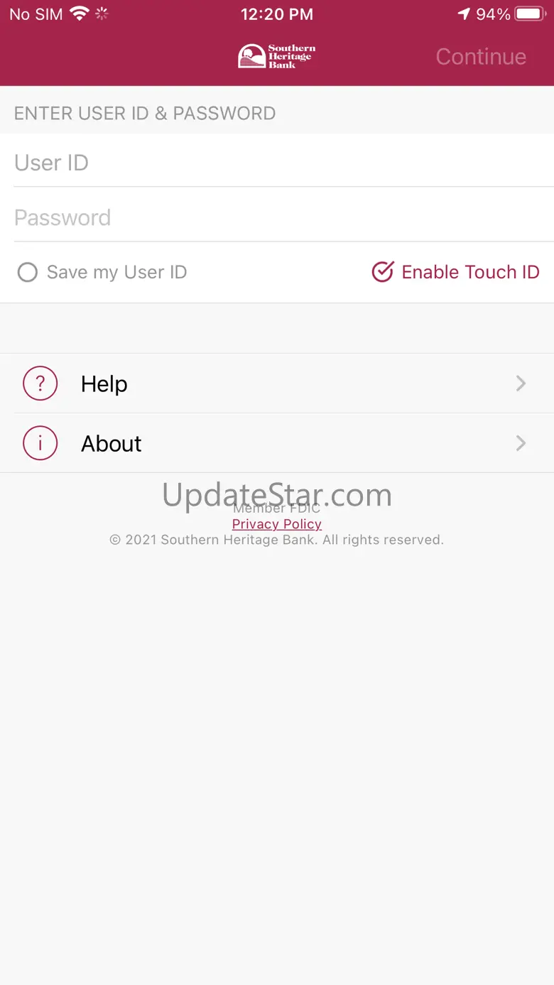 Southern Heritage Bank Mobile 5.0.31.285