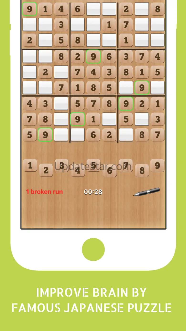 Sudoku Puzzle Classic Japanese Logic Grid AA Game 5.1