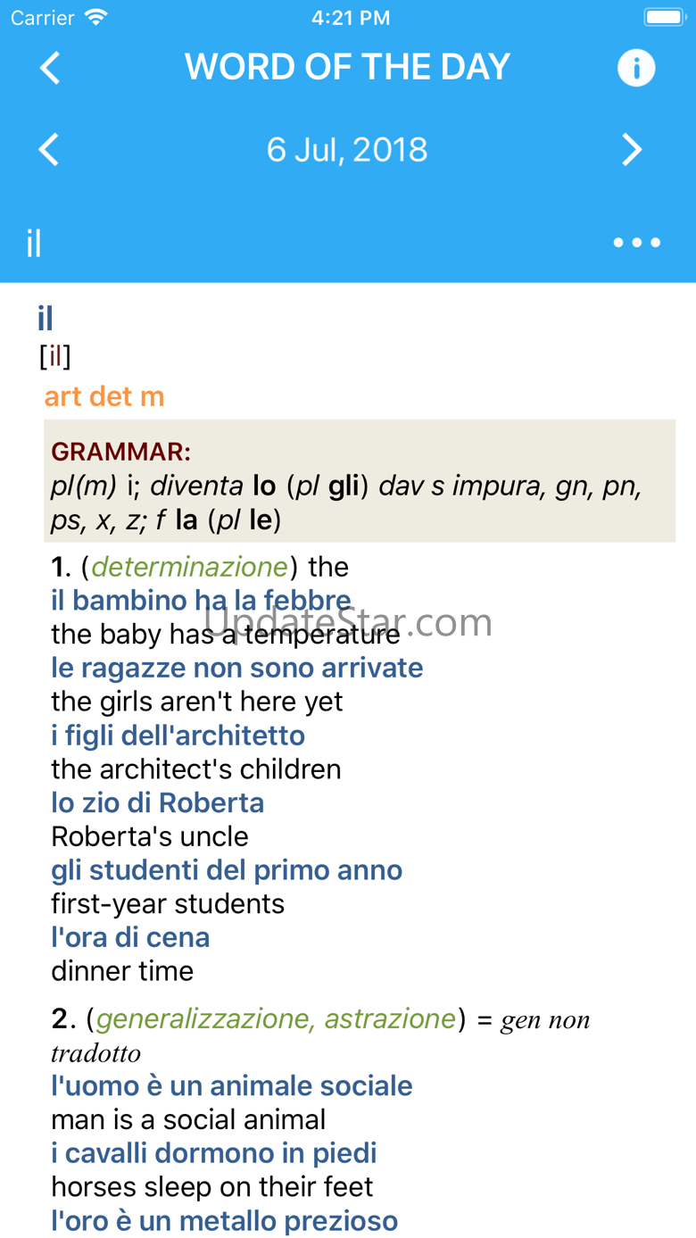Collins Italian Dictionary 10.0.11