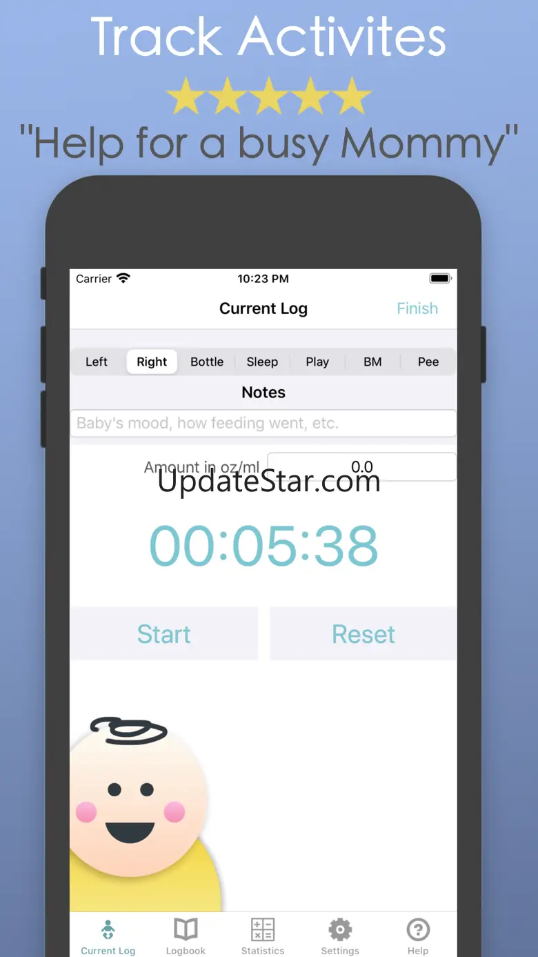 Baby Log & Breast Feeding App. 1.4.0