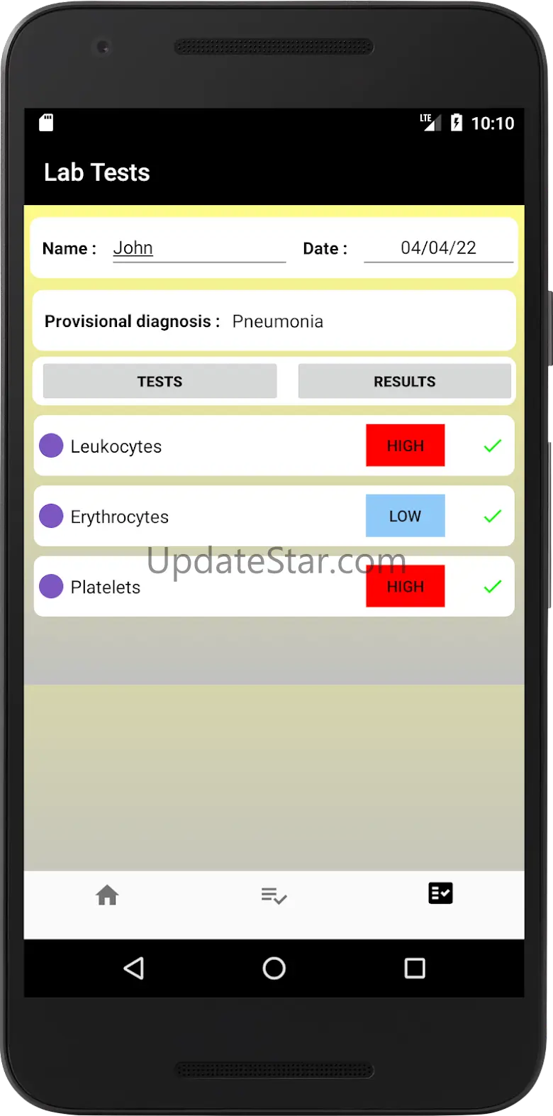 Lab Tests - Normal Lab Values 1.1.7