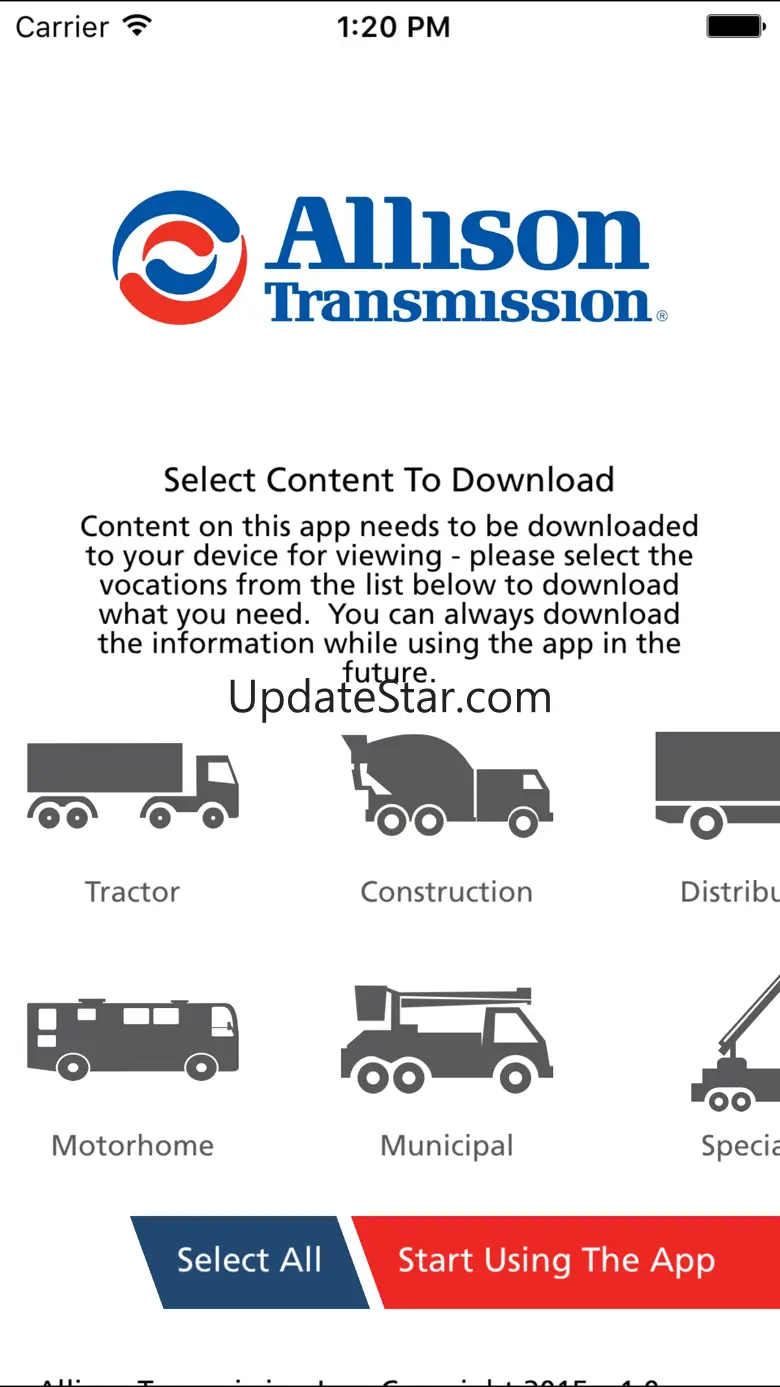 Allison Transmission Mobile 3.3.5