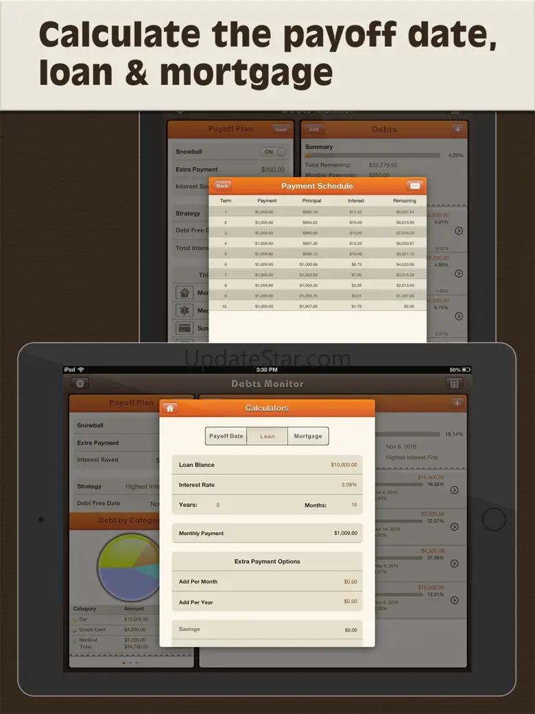 Debts Monitor Pro for iPad 5.1