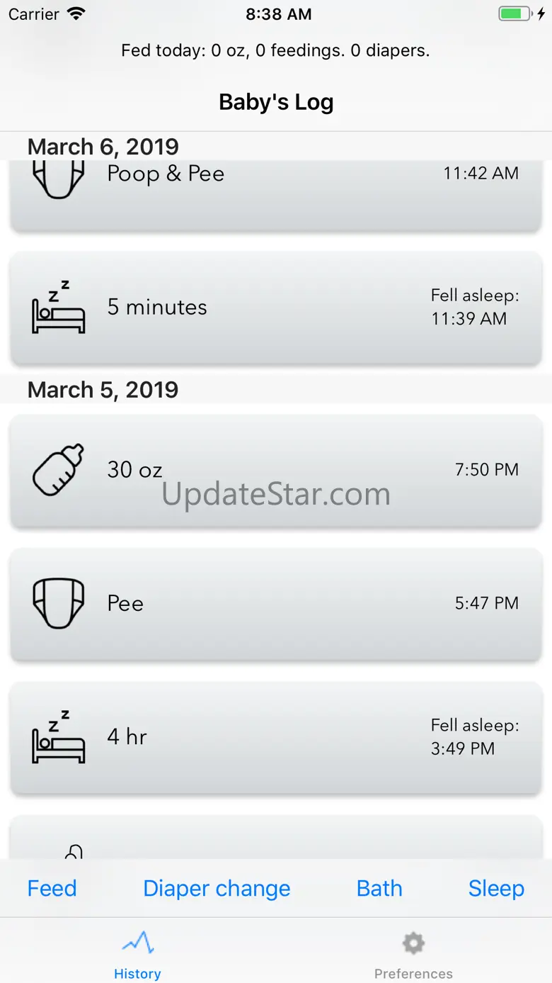 Newborn Logbook 1.6.3