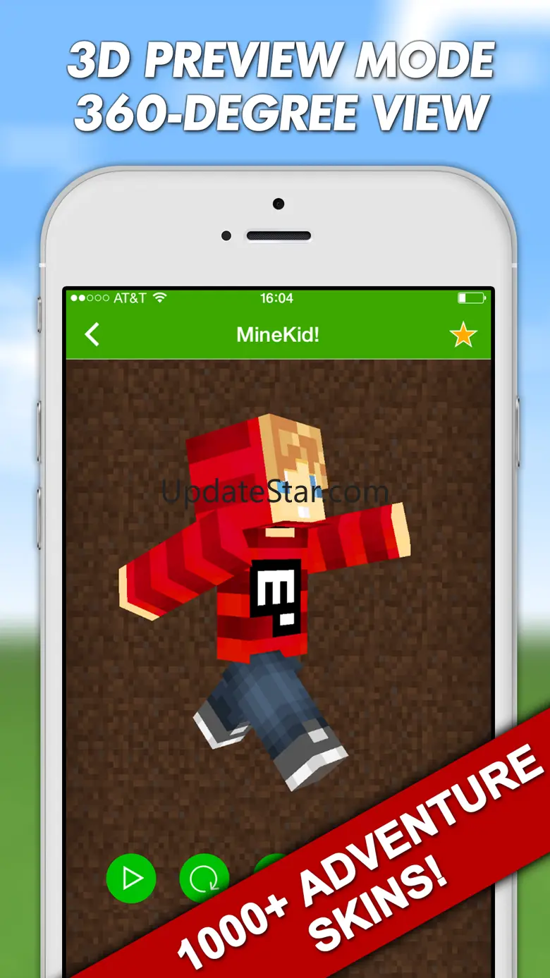 Adventure Skins for Minecraft PE (Pocket Edition) & Minecraft PC 1.0