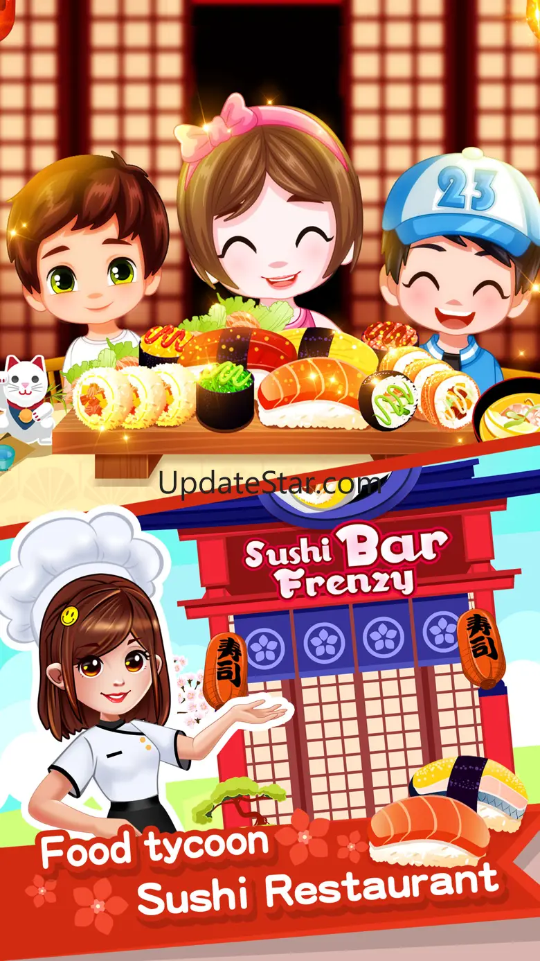 Sushi Bar Frenzy-cooking games 2.5