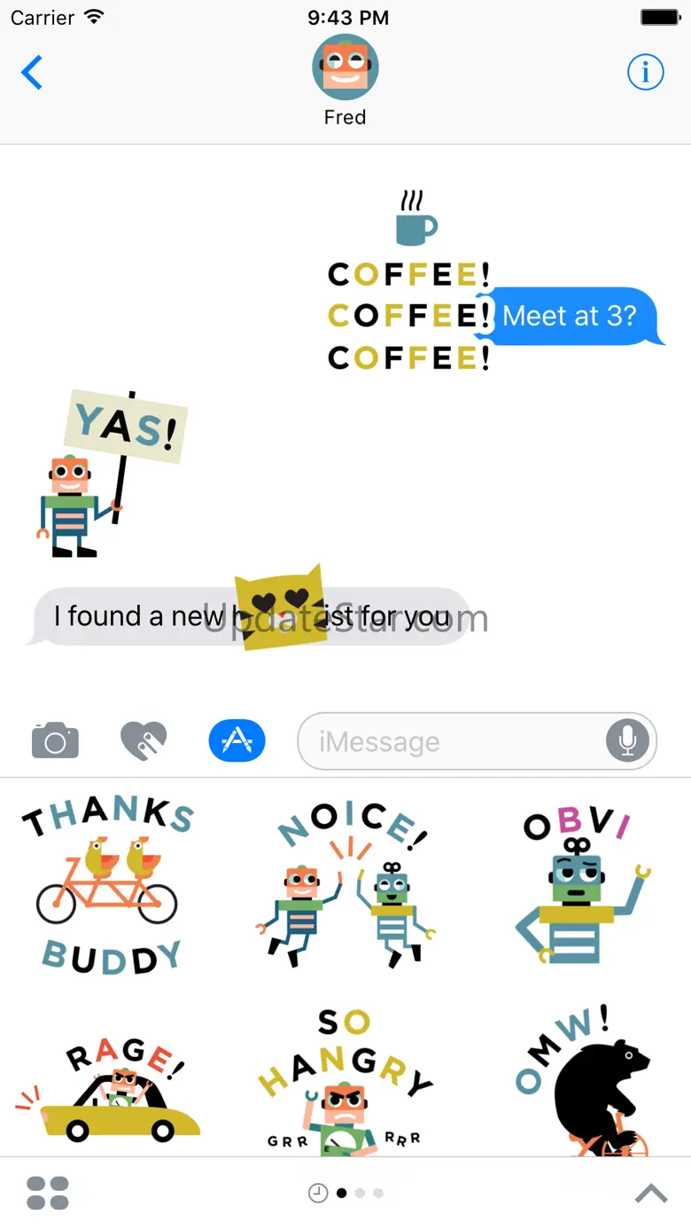 Fossil Stickers 1.5