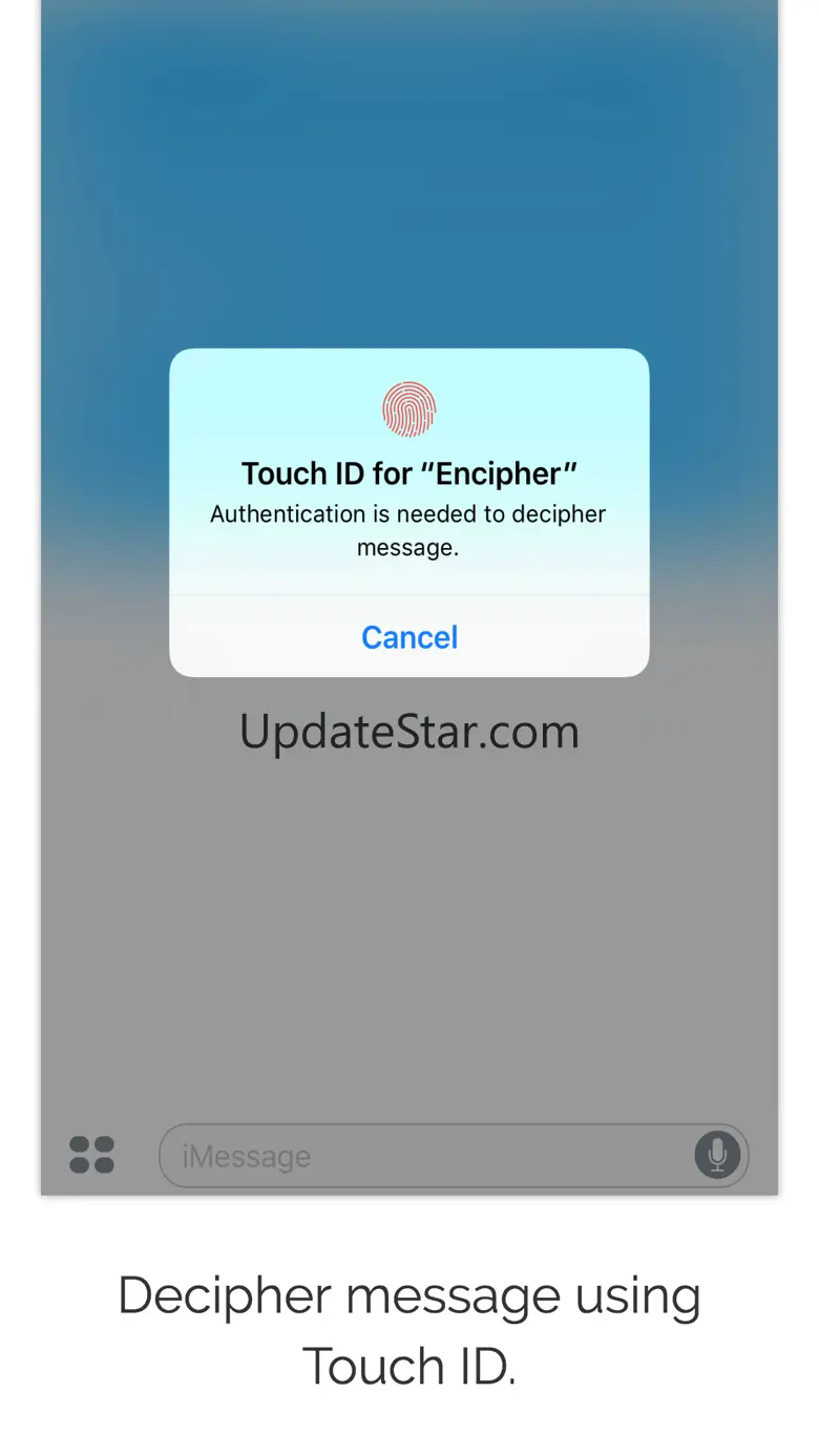 Ciphered iMessages 1.1