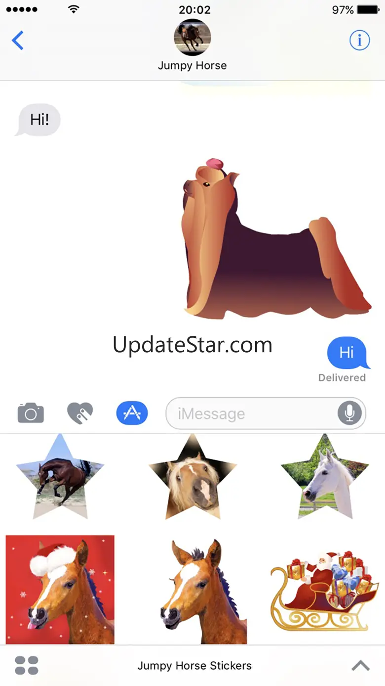 Jumpy Horse Stickers 2