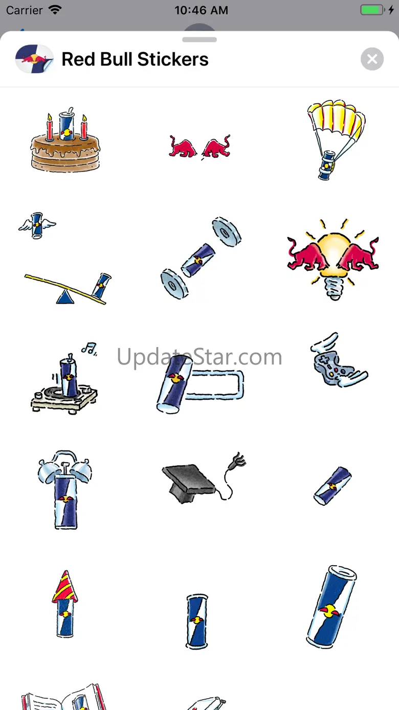 Red Bull Stickers 1.9.6