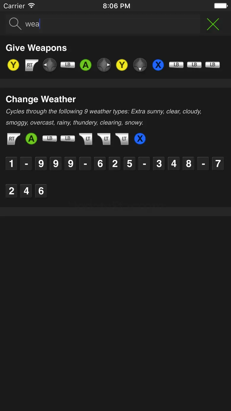 Cheats for GTA V - All Series Codes 1.0