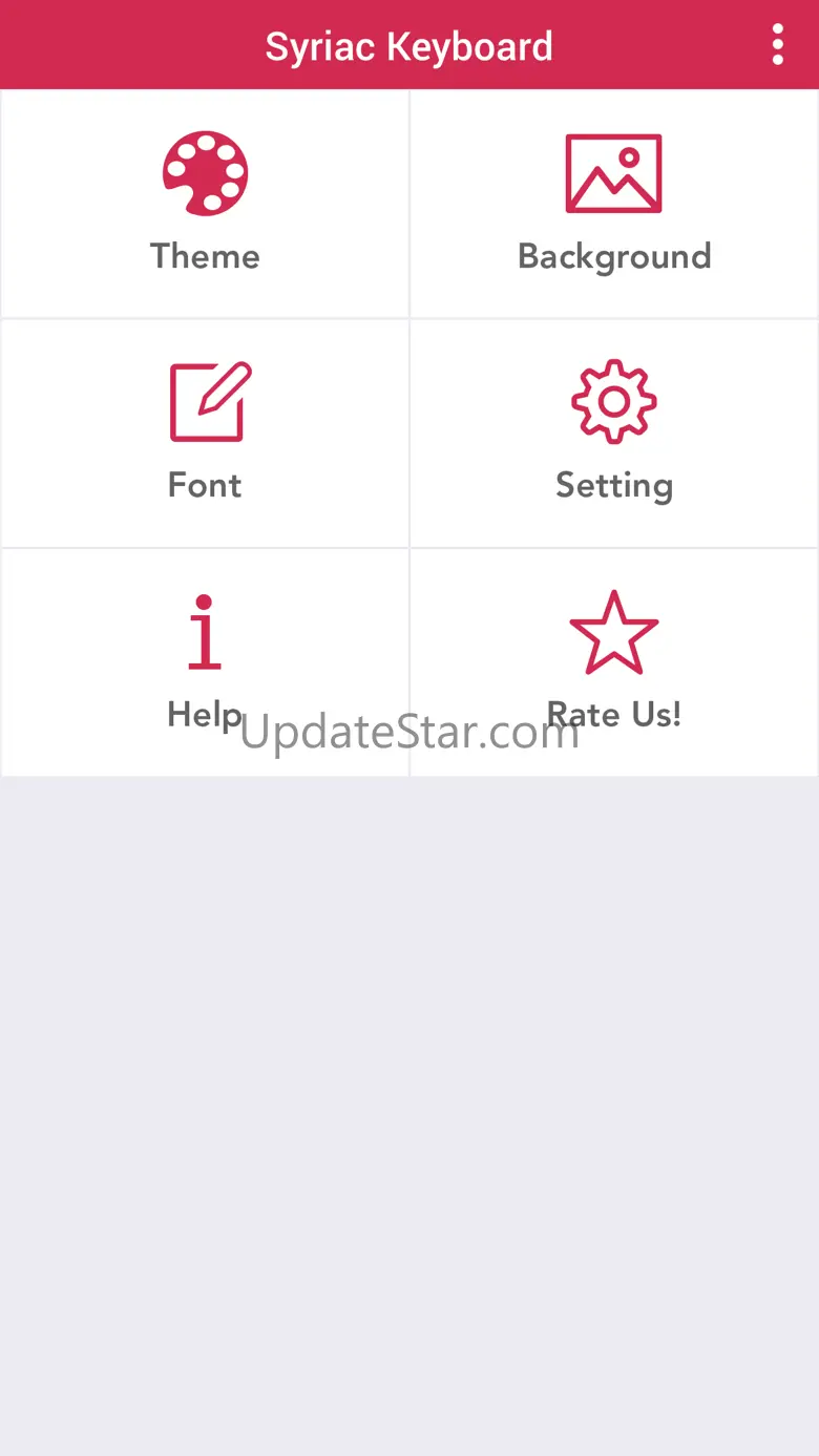 Syriac keyboard - Syriac Input Keyboard 1.0