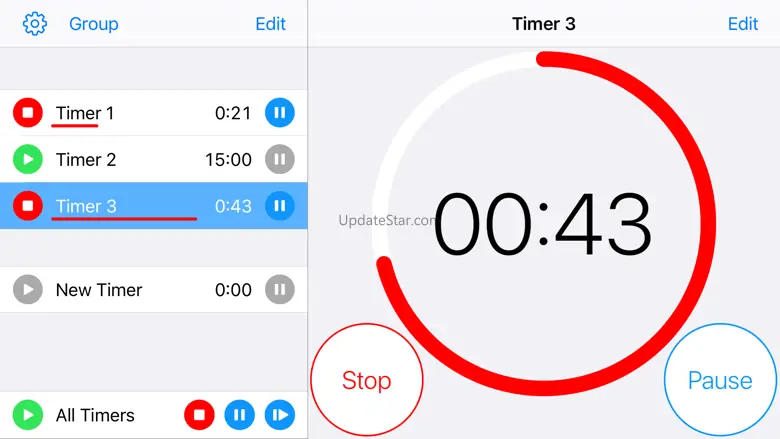 Multiple Countdown Timer 5.1