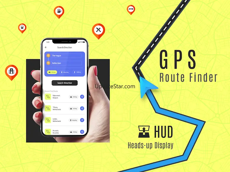 GPS Navigation, Route Finder 7.8