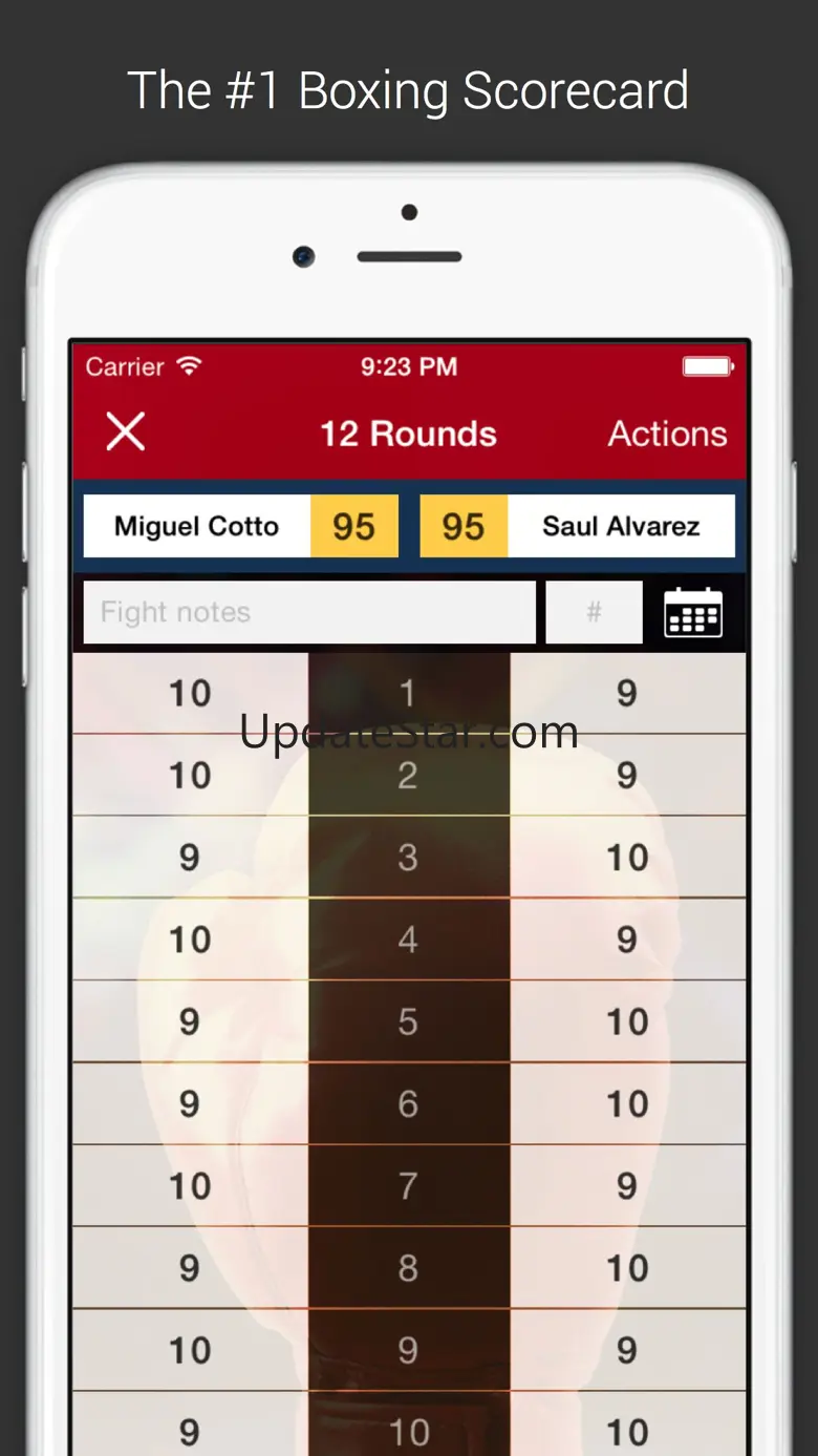 Boxing & MMA Scorecard - Fight Night 1.0