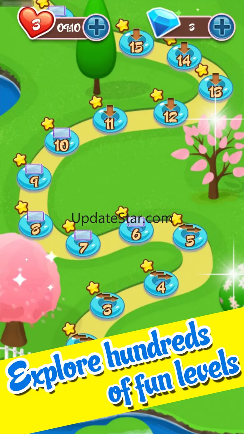 Sweet Jelly Fruit Garden mania : Match 3 Free Game 1.0