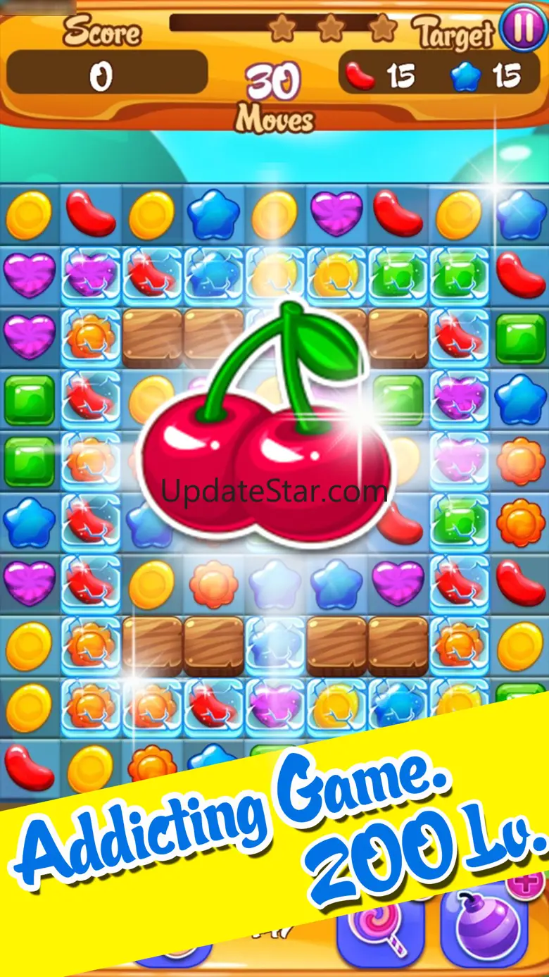 Sweet Jelly Fruit Garden mania : Match 3 Free Game 1.0