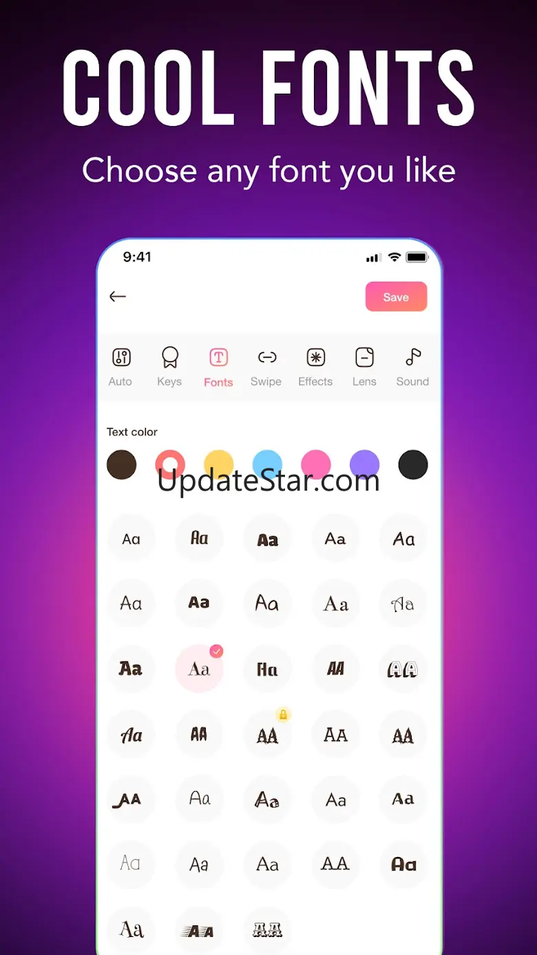 Kebo Keyboard : Emoji, Fonts 45
