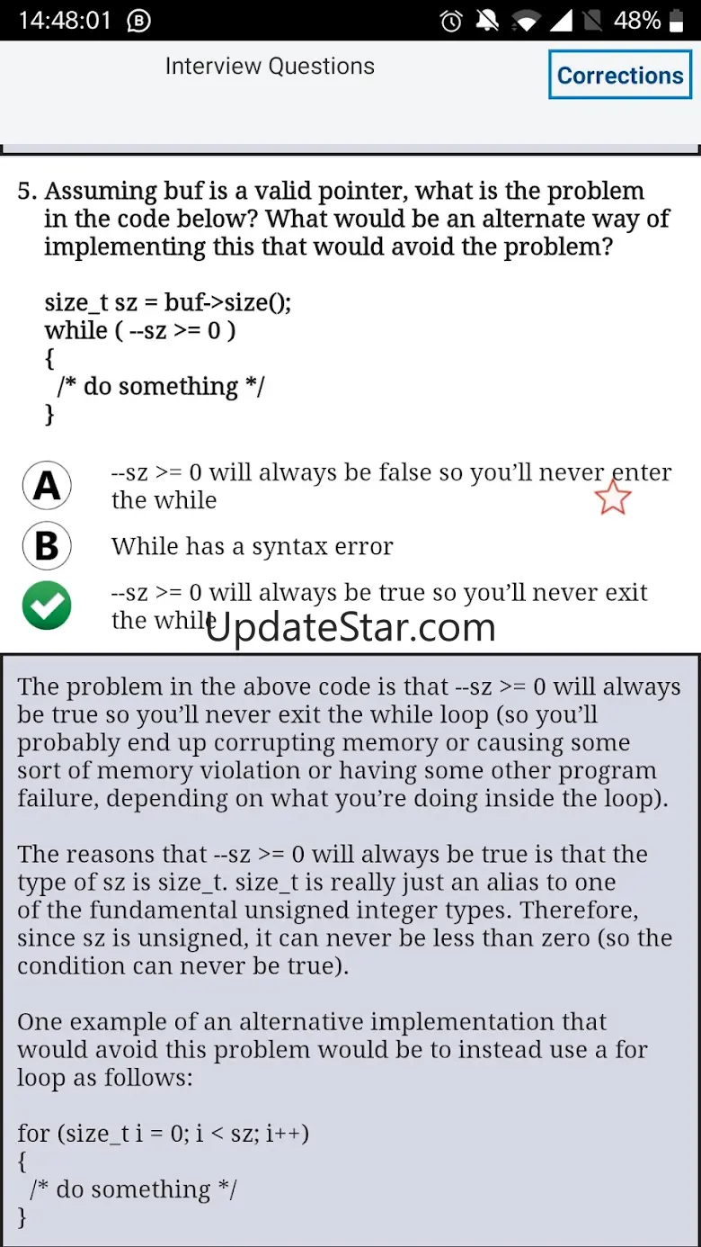 MCQ C ++ Training With detaile 1.5