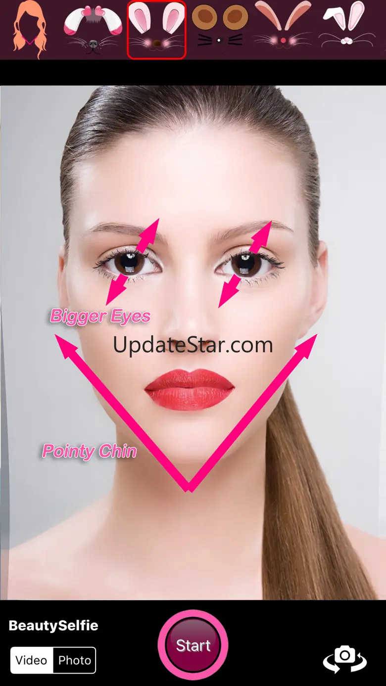 SelfieV Beauty Face Video Camera 1.2