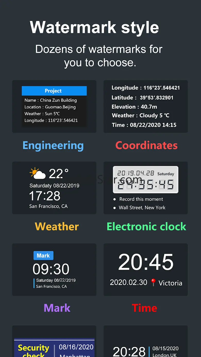 Watermark Camera - Timestamp 1.5.1