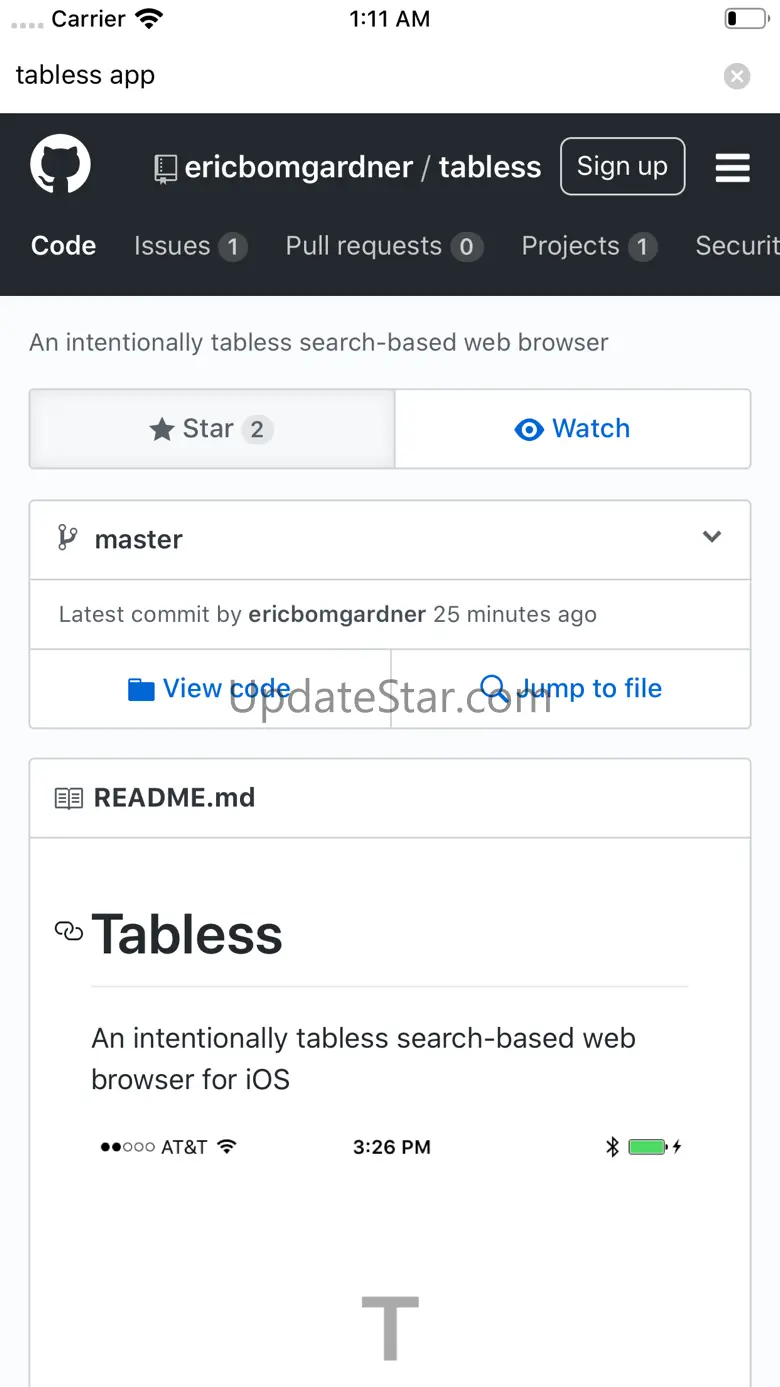 Tabless 1.2.1