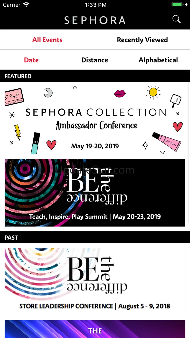 Sephora Corporate Events 3.1.0.2