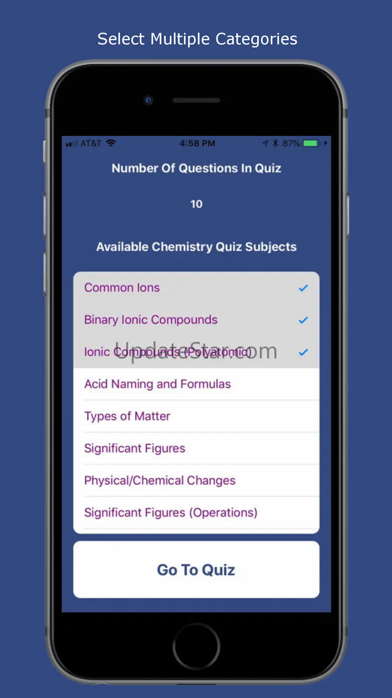 General Chemistry Quiz 1.2