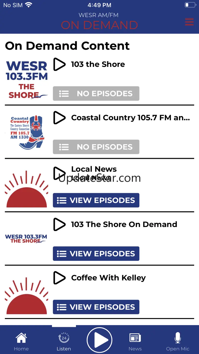 Eastern Shore Radio App 11.17.60