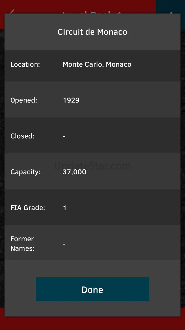 Name the Racing Circuit 1.1