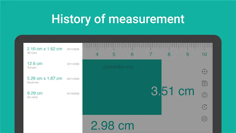 Digital Ruler : Inches & cm 2.0
