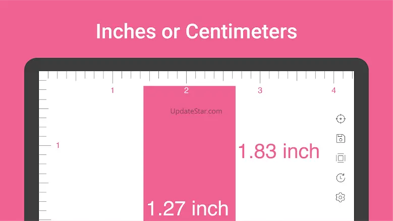Digital Ruler : Inches & cm 2.8