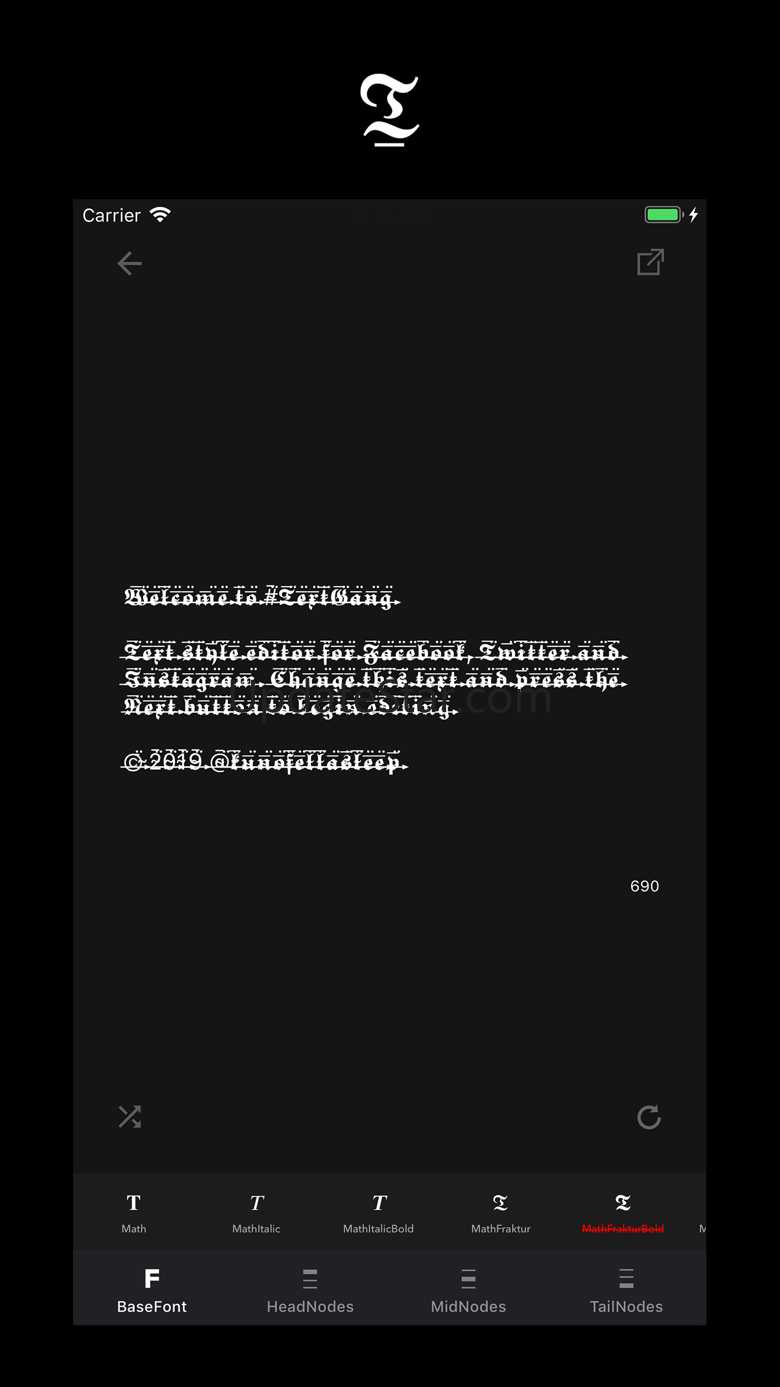 Text Gang - Text Style Editor 1.4.0