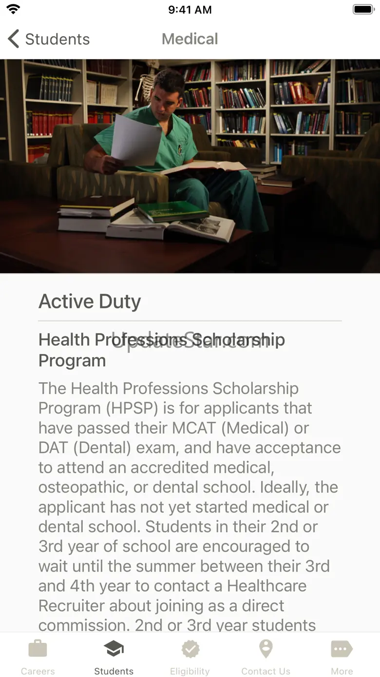 U.S. Army Medicine Careers 1.3.2