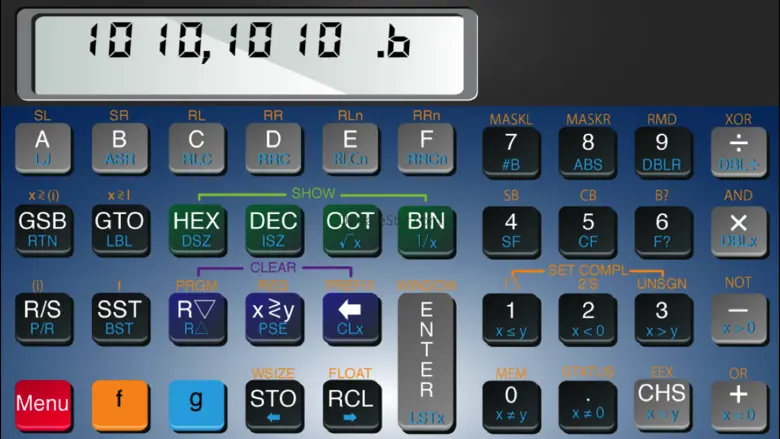 16C Scientific RPN Calculator 1.0