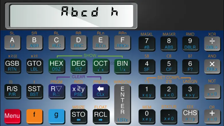 16C Scientific RPN Calculator 1.0