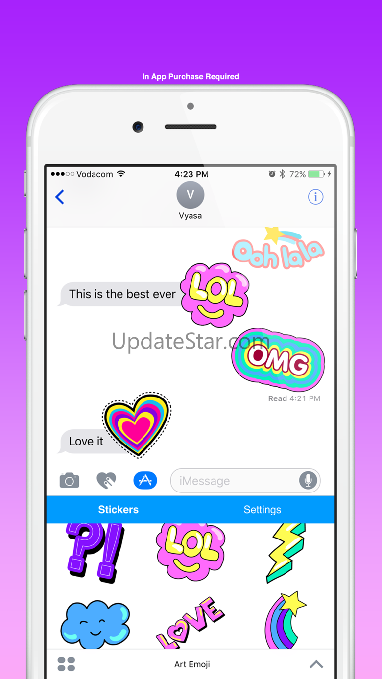 Art Emoji Stickers for Texting 1.1